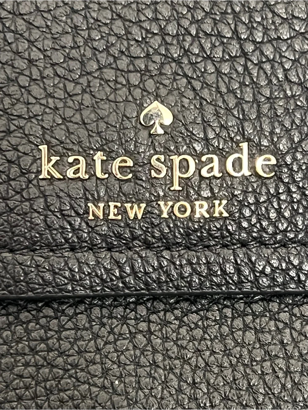 Kate Spade NWOT Rosie Black Pebbled Leather Belt Bag